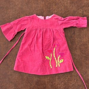 Florence Eiseman, 18 months, pink corduroy dress